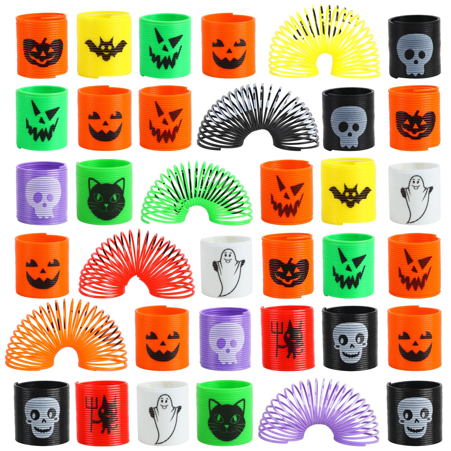 Amazon.com: SULOLI Halloween Coil Springs for Kids, 36pcs Assorted